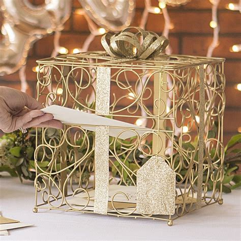 Wedding Metal Card Box 